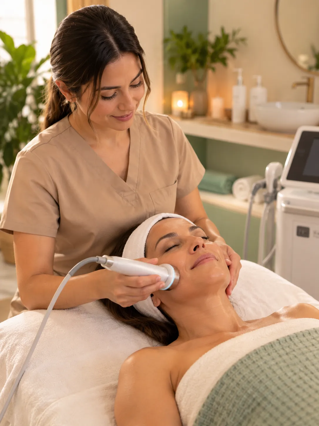 Tratamiento facial no invasivo en cabina